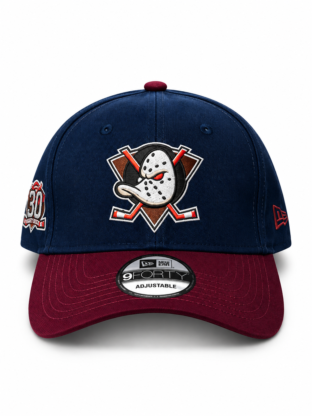 Premium two tone hockey mask adjustable baseball cap