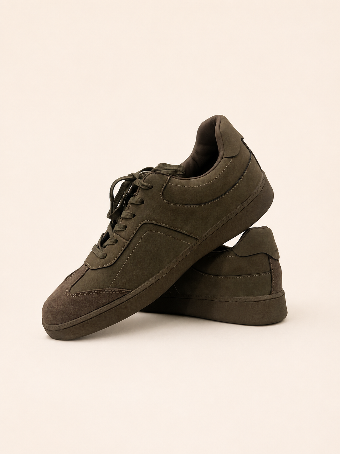 TerraCraft Heritage Sneakers – Olive Brown