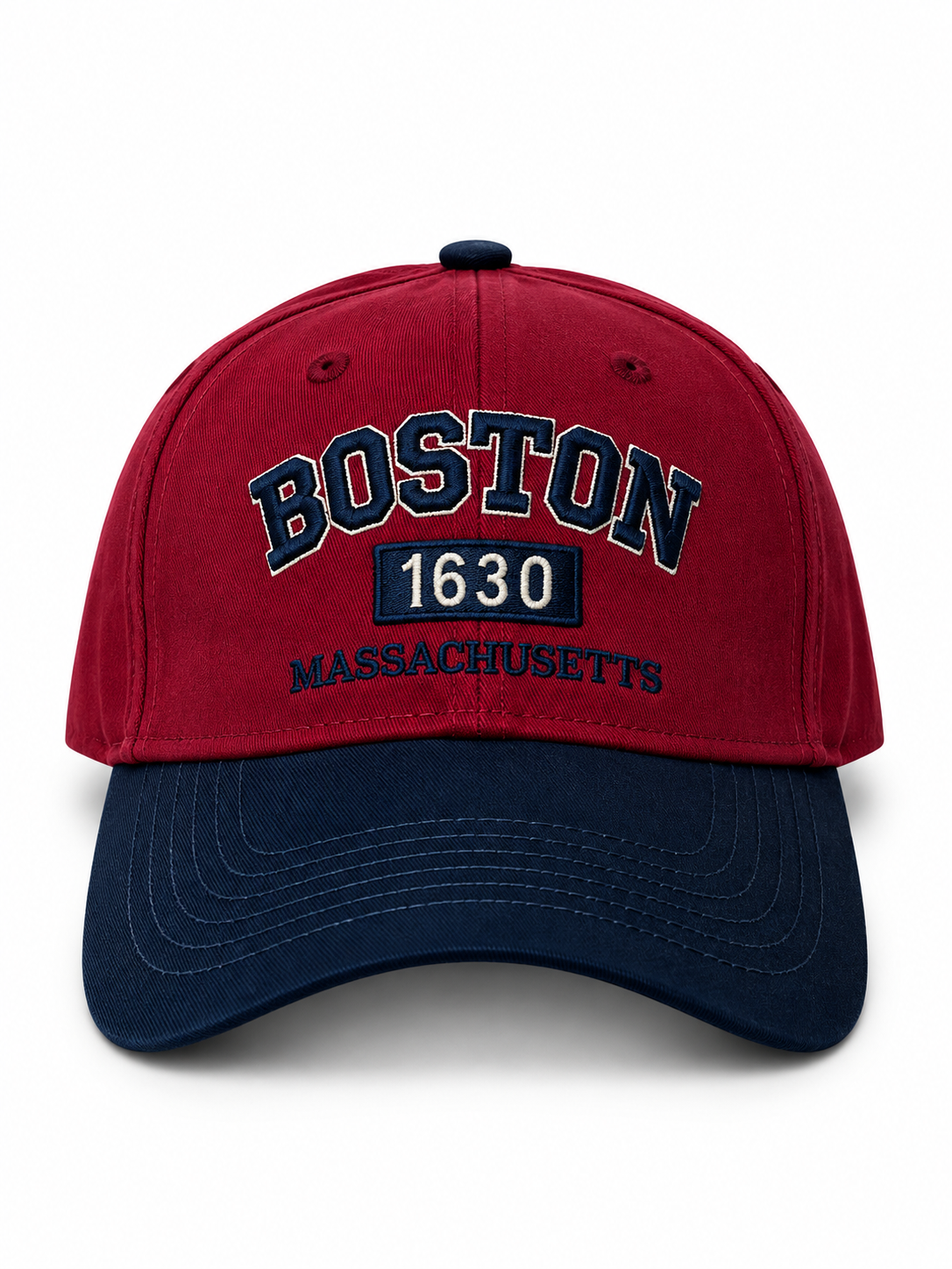 Premium two tone boston 1630 adjustable baseball cap