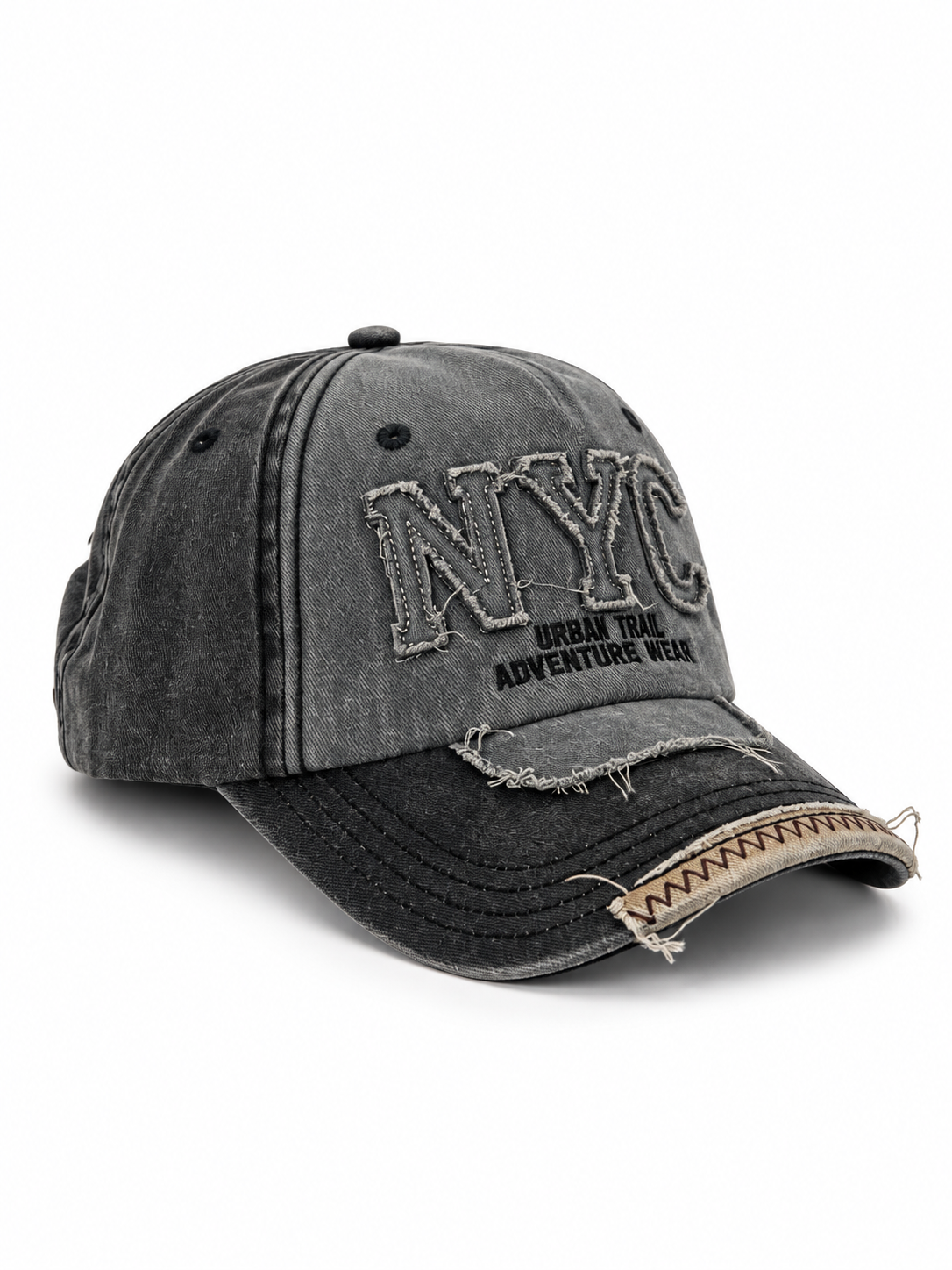 Vintage washed nyc urban distressed baseball cap