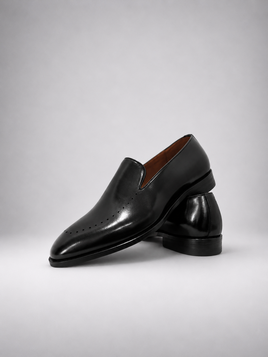 Oxford Elite Leather Slip-On – Classic Black