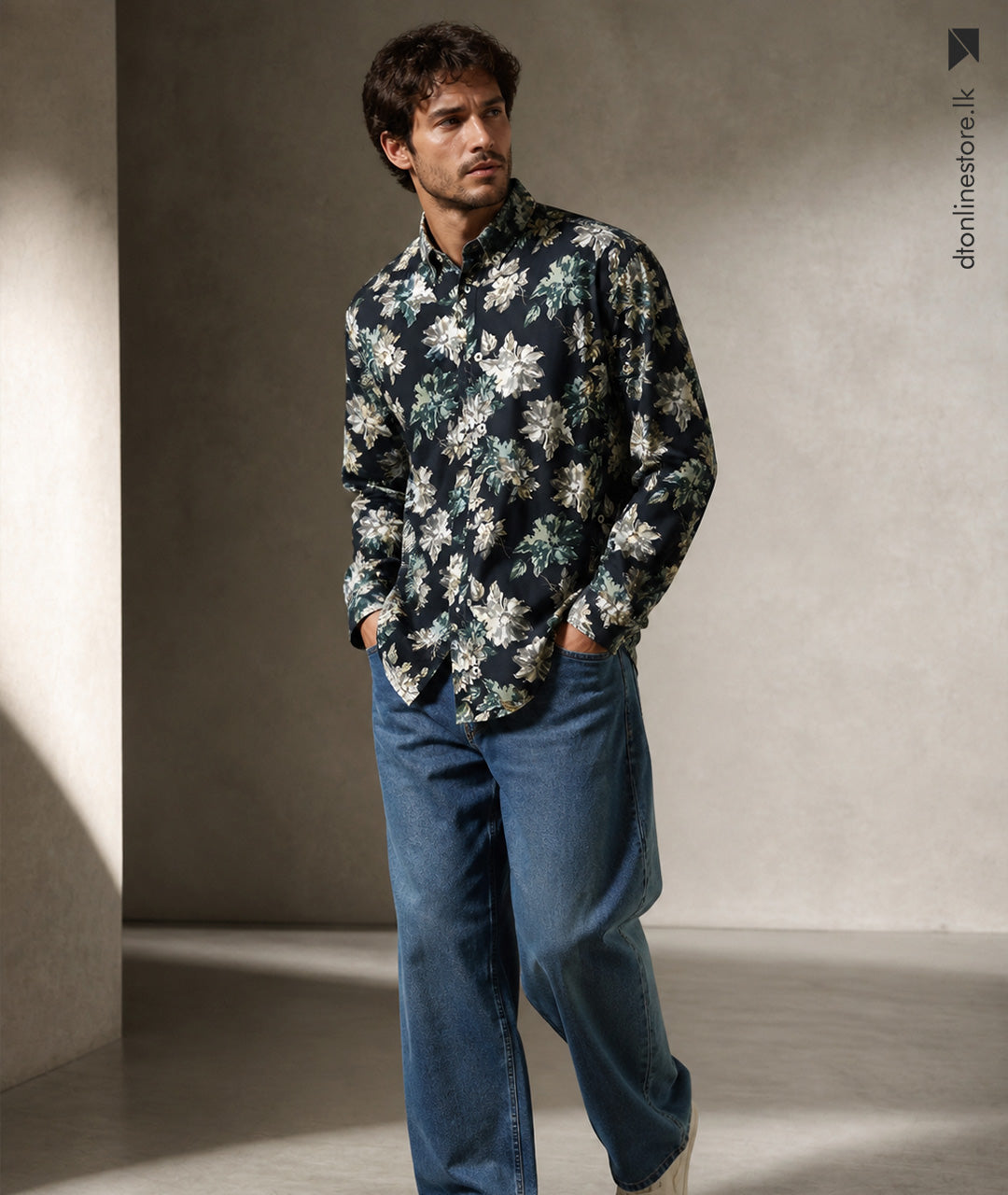Floral Printed Long Sleeve Shirts