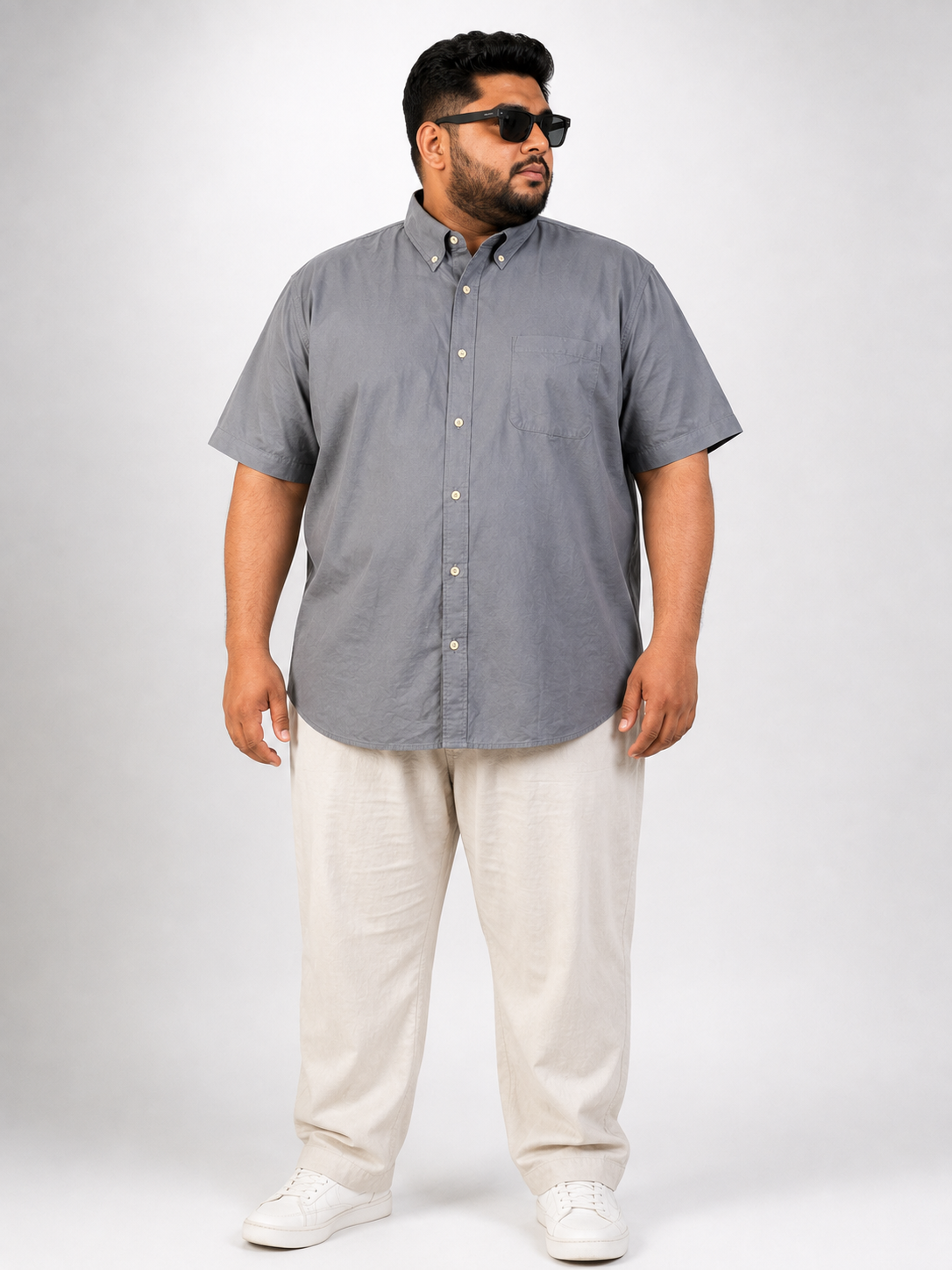 Short-Sleeve Oxford Shirt