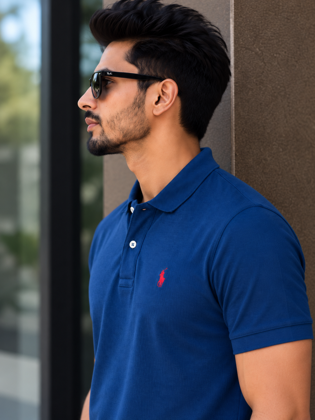 Men's Royal Blue Polo Shirt