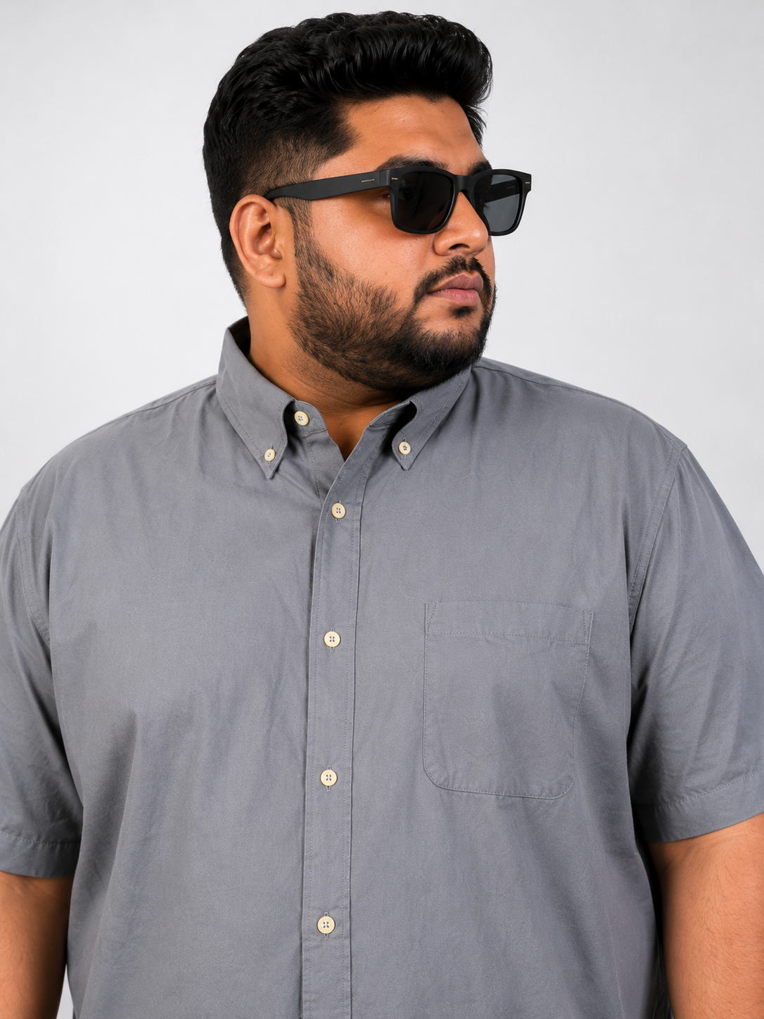 Short-Sleeve Oxford Shirt