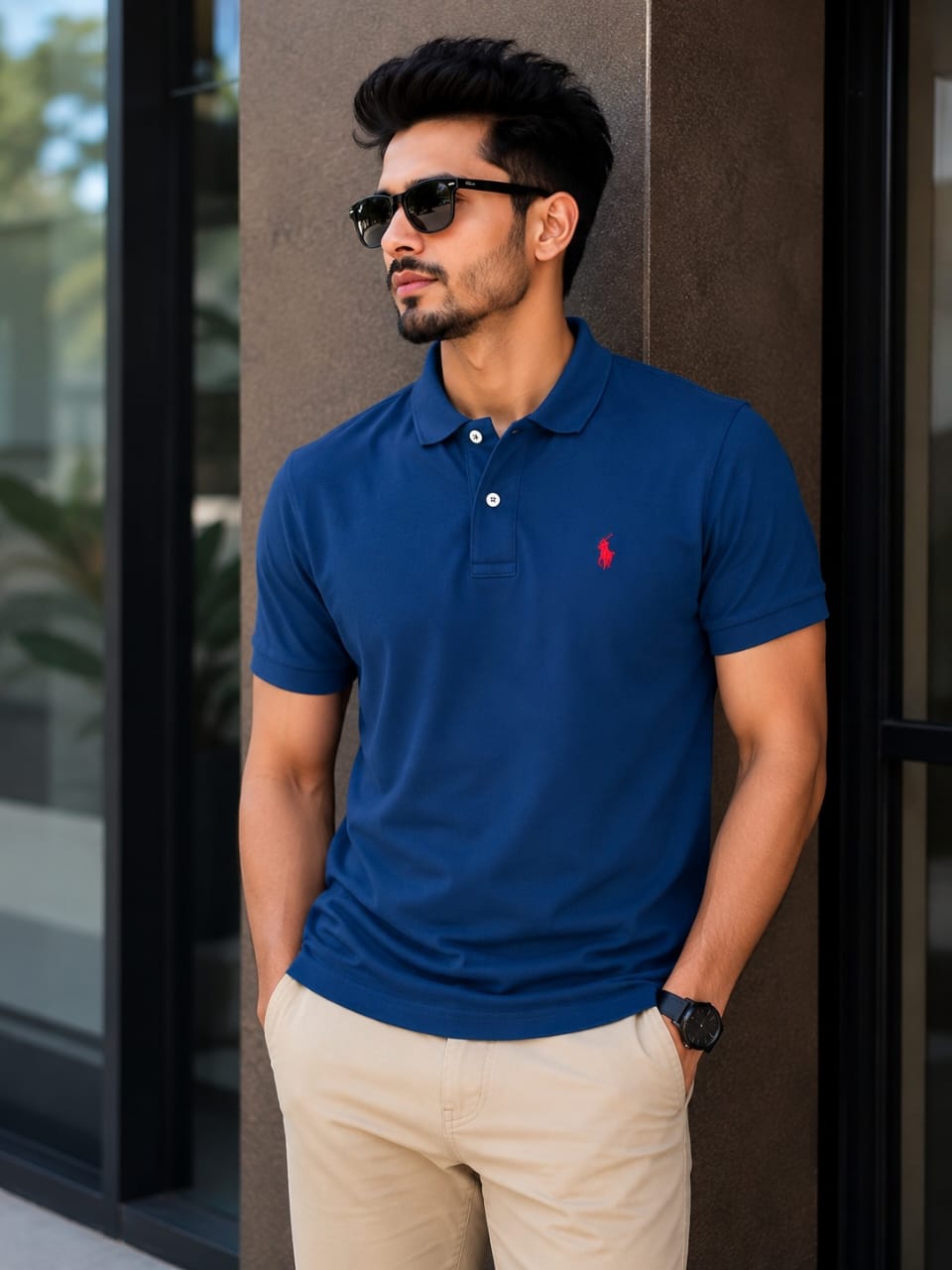 Men's Royal Blue Polo Shirt