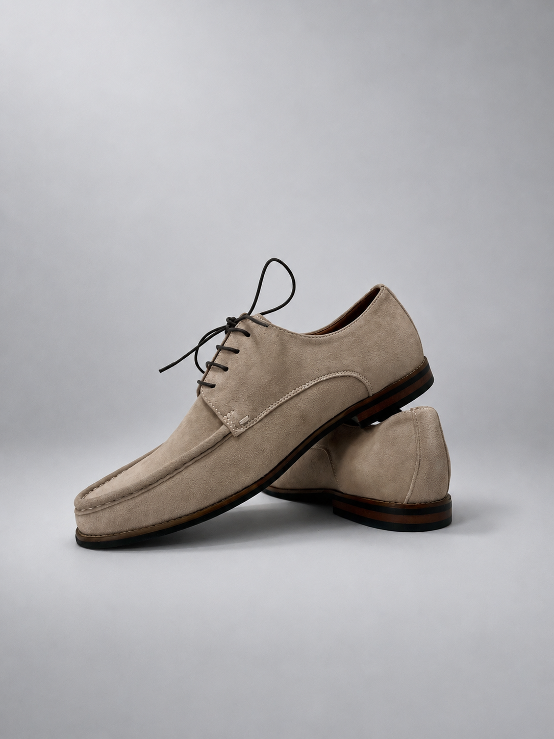 Oxford Heritage Suede Derby – Sand Beige
