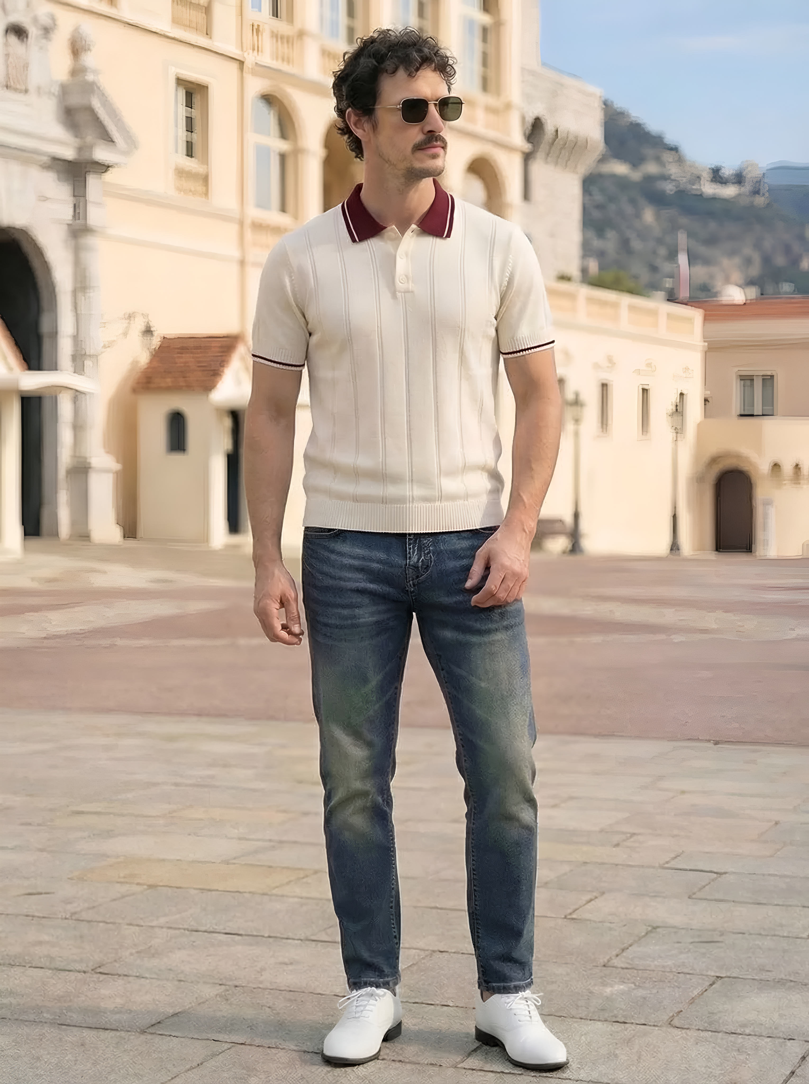 Knitted Polo Shirt