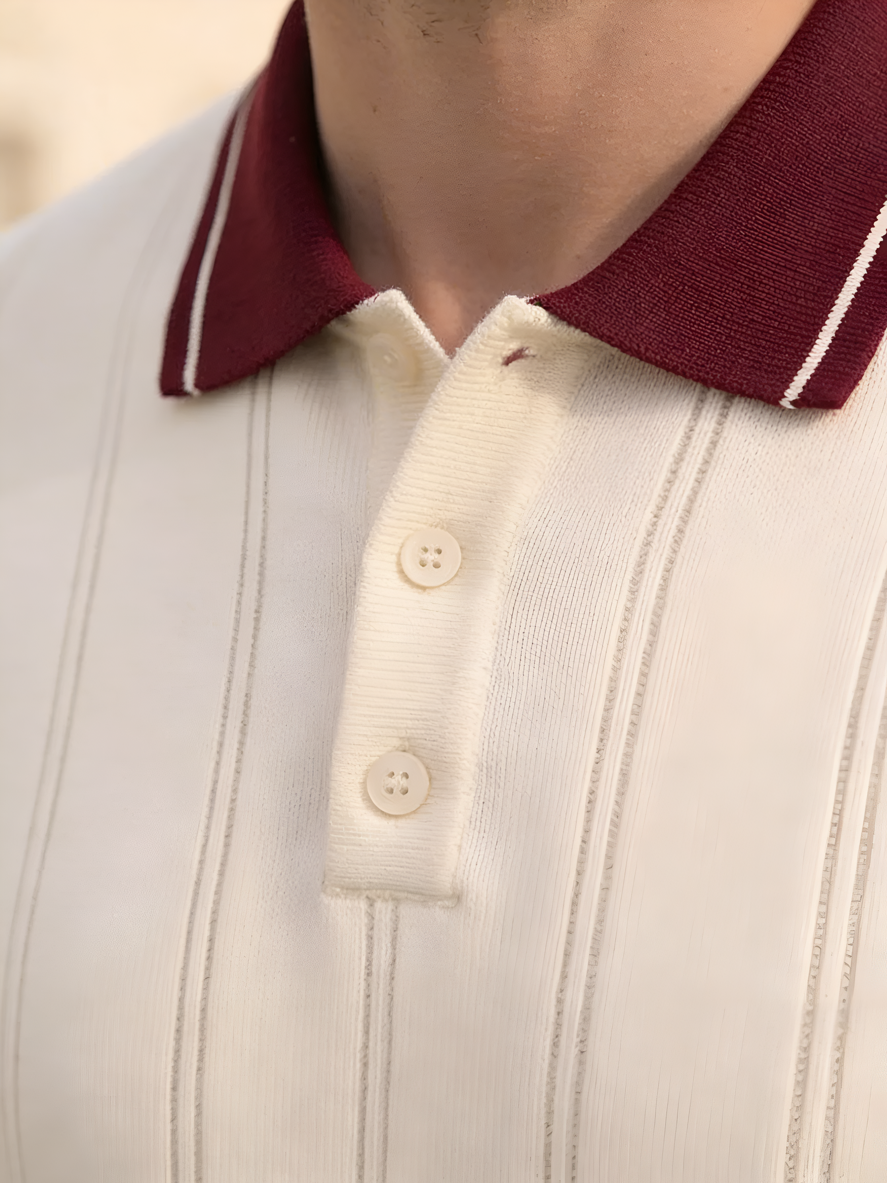 Knitted Polo Shirt