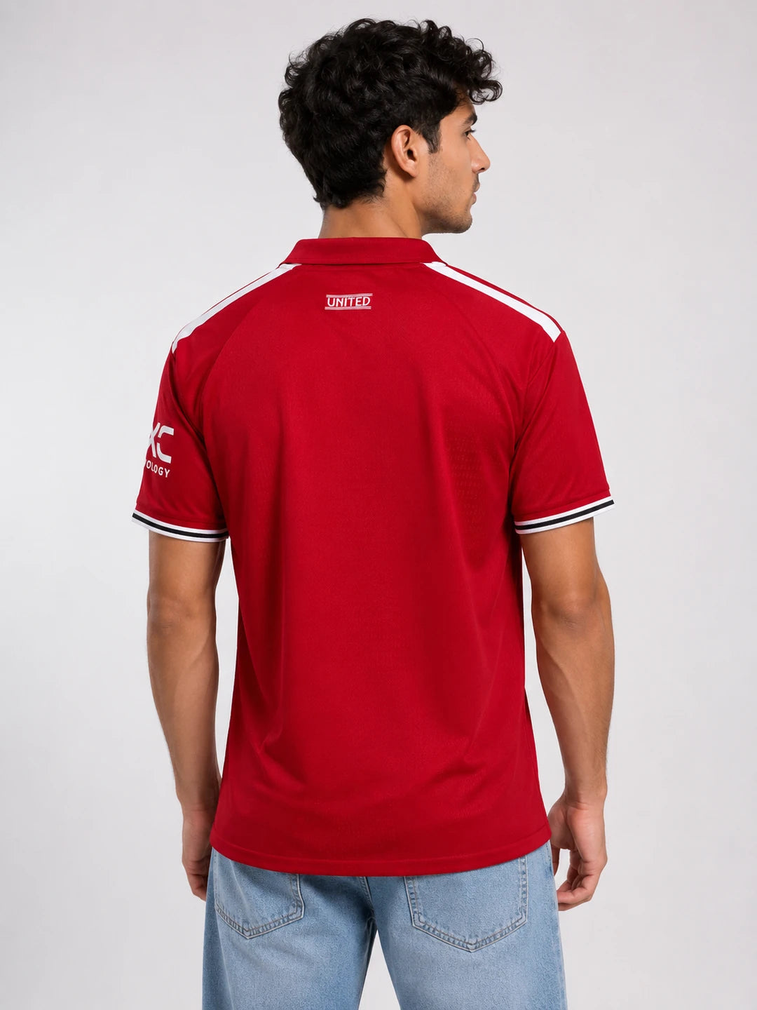 Manchester United Inspired Red Polo Football Jersey