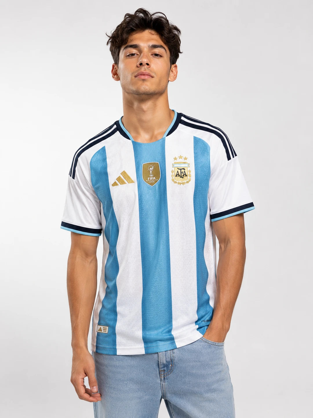 Argentina 2024 Home Jersey (3-Star World Champions Edition)