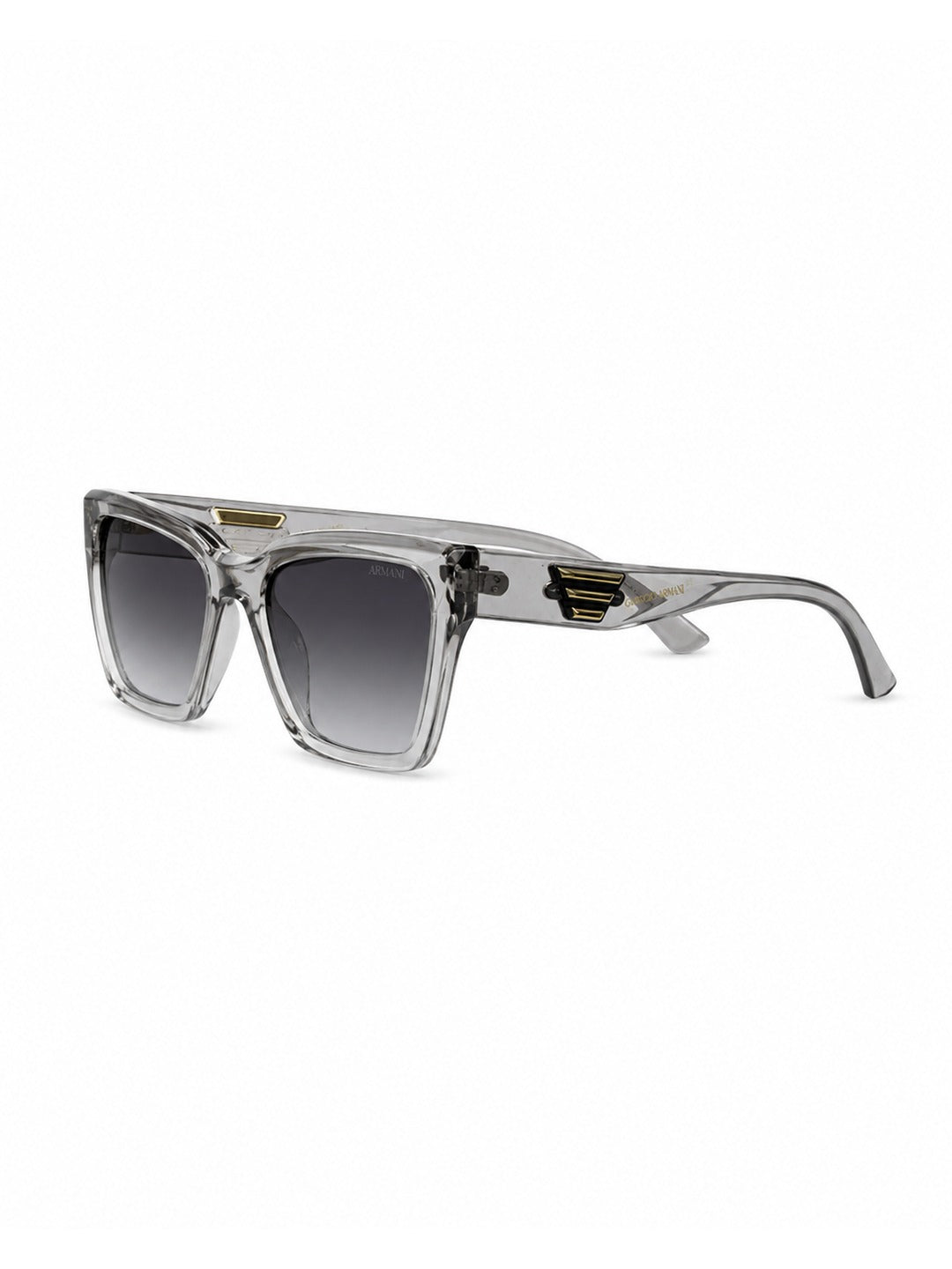 Transparent Geometric Sunglasses A-1282